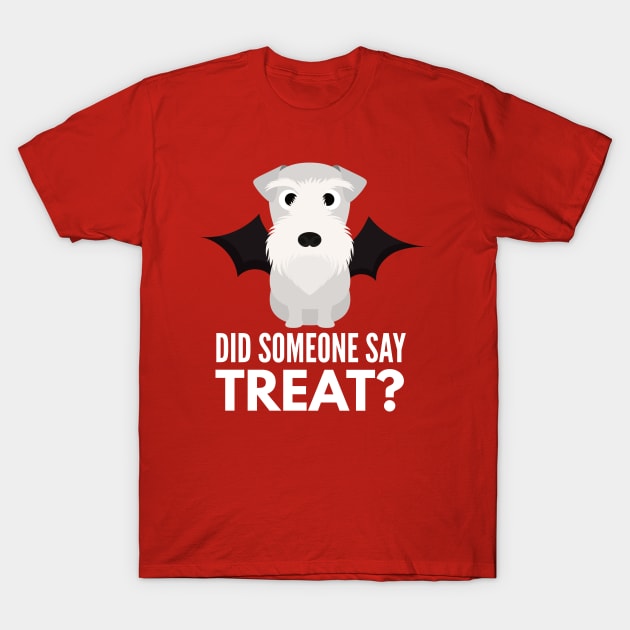 Sealyham Terrier Halloween Trick or Treat T-Shirt by DoggyStyles